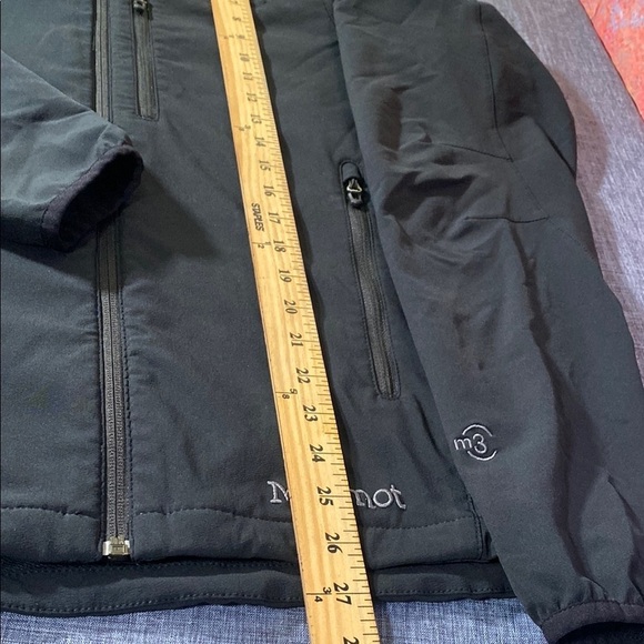 Marmot Softshell Jacket S Black Hiking Outdoor Full Zip Lightweight Windbreaker - Picture 11 of 12